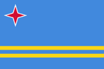 National flag of Aruba