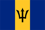 National flag of Barbados