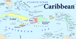 Caribbean map