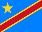 National flag of DR Congo