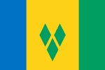National flag of St. Vincent & the Grenadines