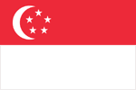 National flag of Singapore